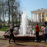 Fountain in Pushkin Public Garden
